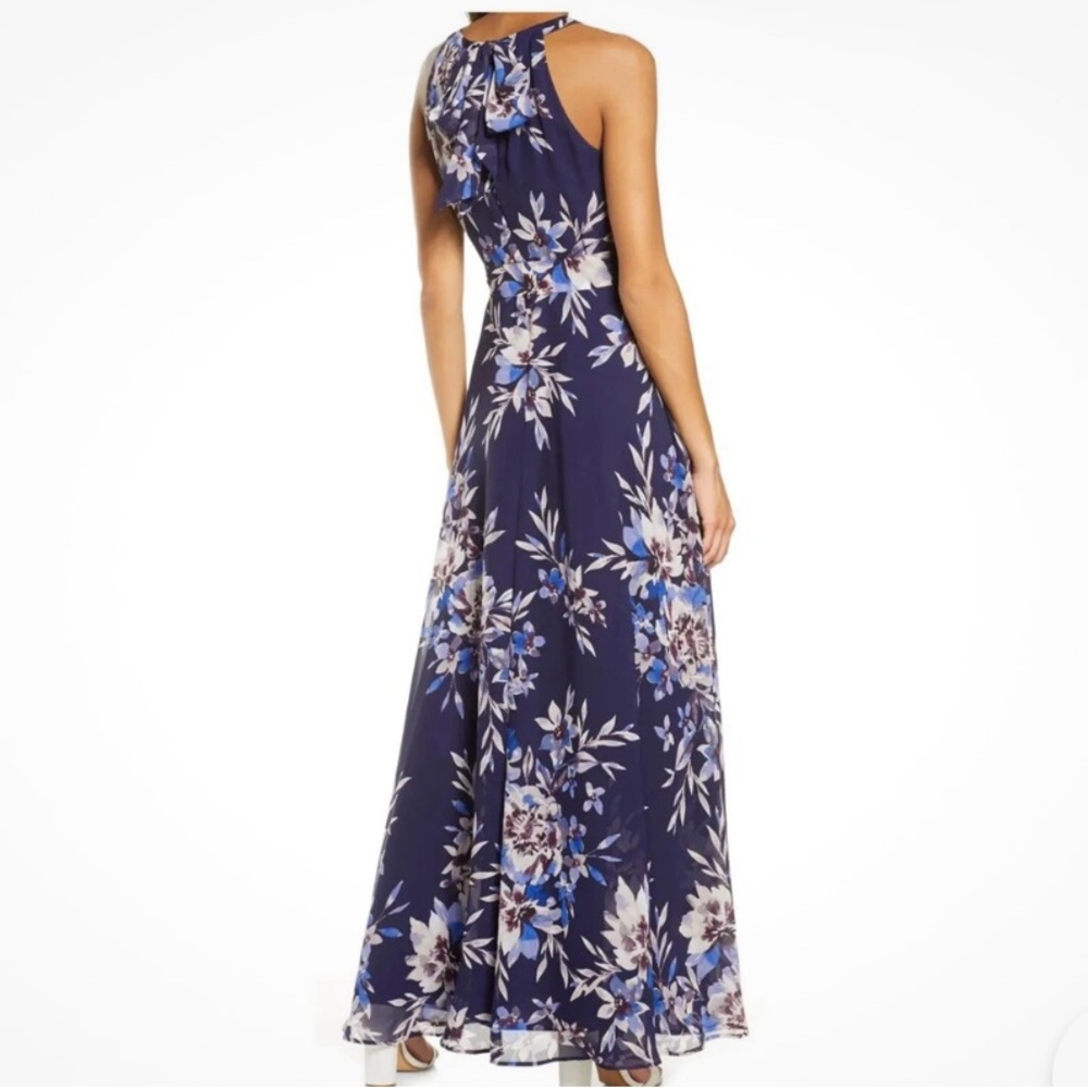 Bundle of Two Eliza J Green and Blue Floral Maxi Dress - Picture 3 of 11